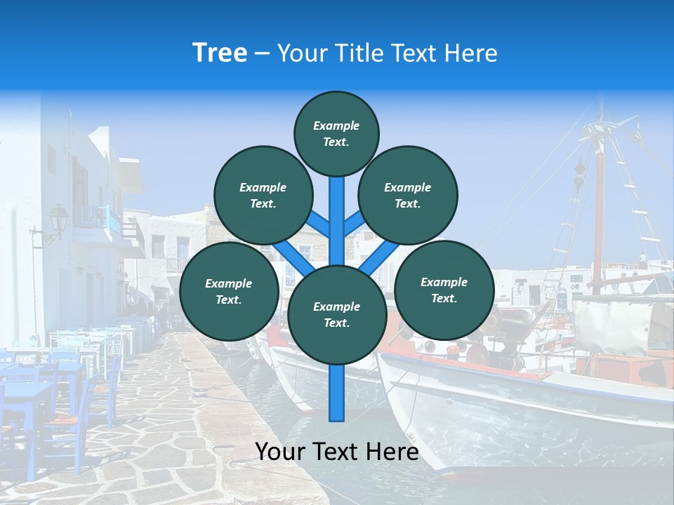 Sun Vacation Greece PowerPoint Template