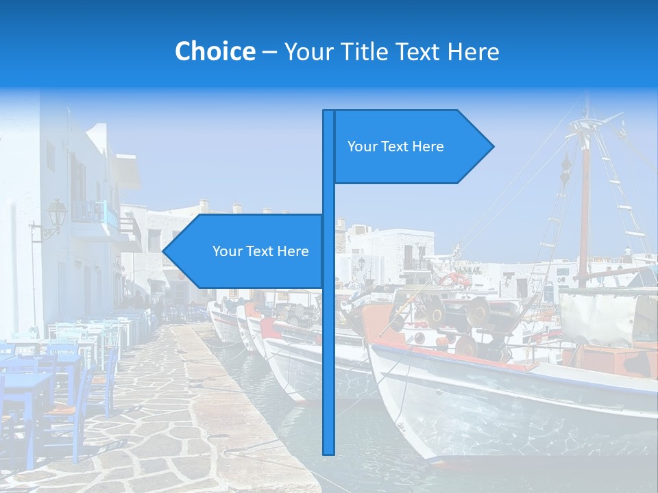 Sun Vacation Greece PowerPoint Template