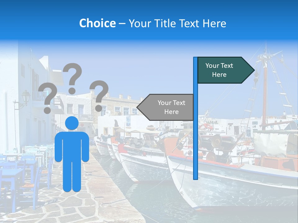 Sun Vacation Greece PowerPoint Template