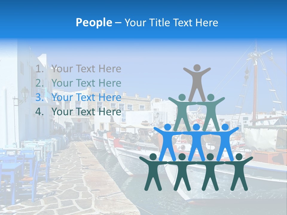 Sun Vacation Greece PowerPoint Template