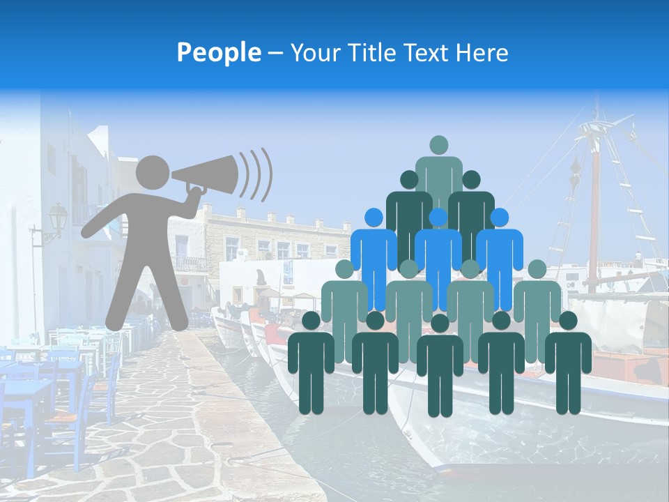 Sun Vacation Greece PowerPoint Template