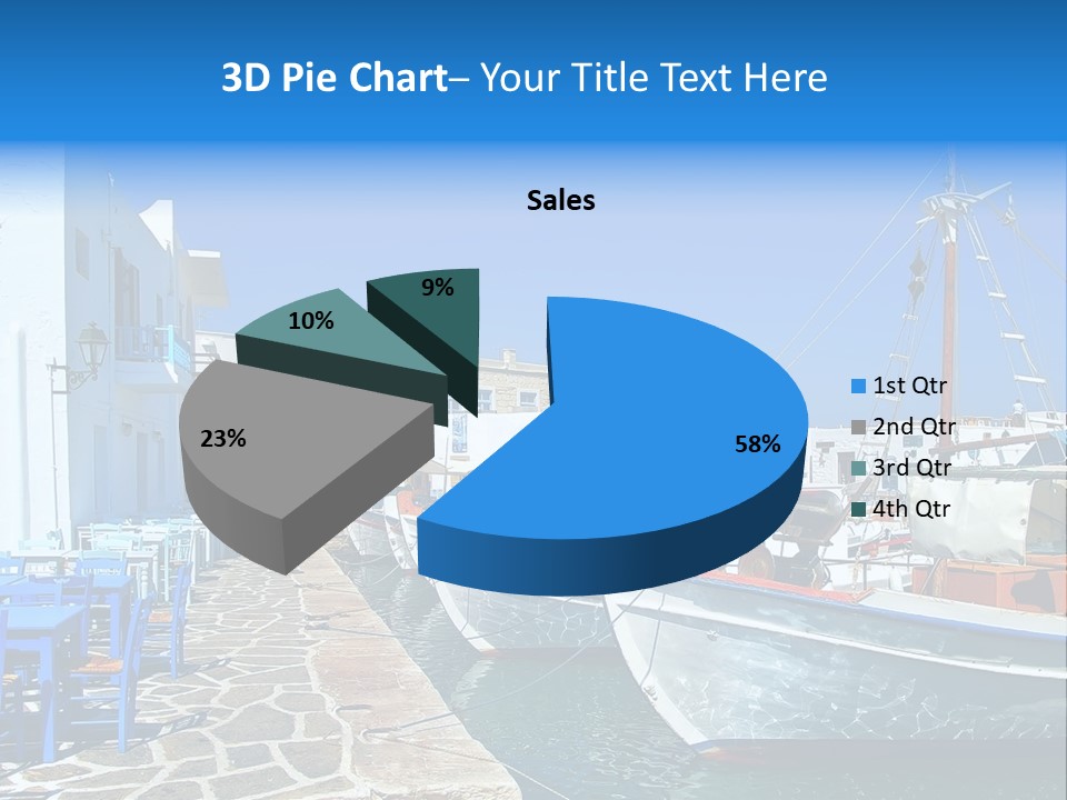 Sun Vacation Greece PowerPoint Template