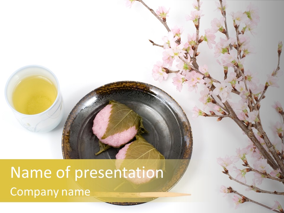 Sugary Meal Japan PowerPoint Template