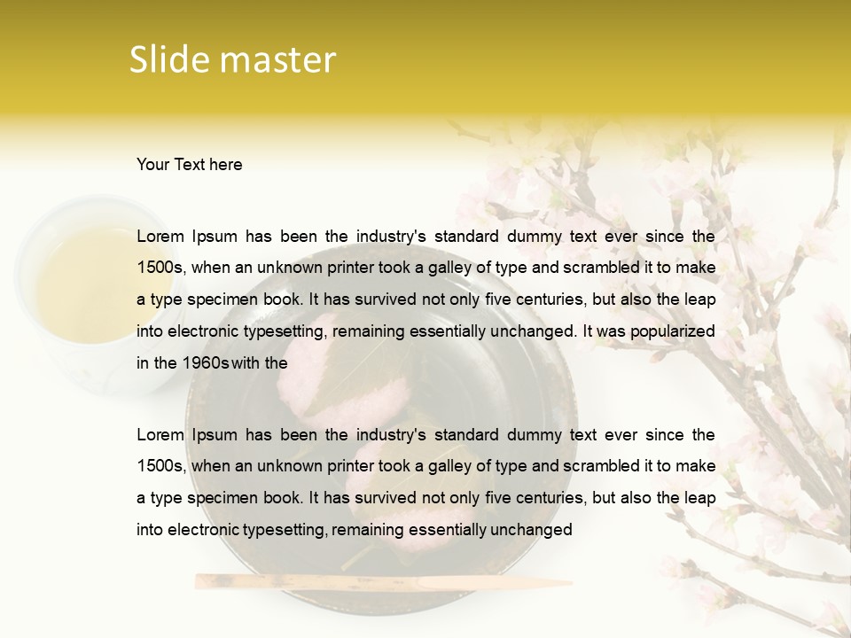 Sugary Meal Japan PowerPoint Template