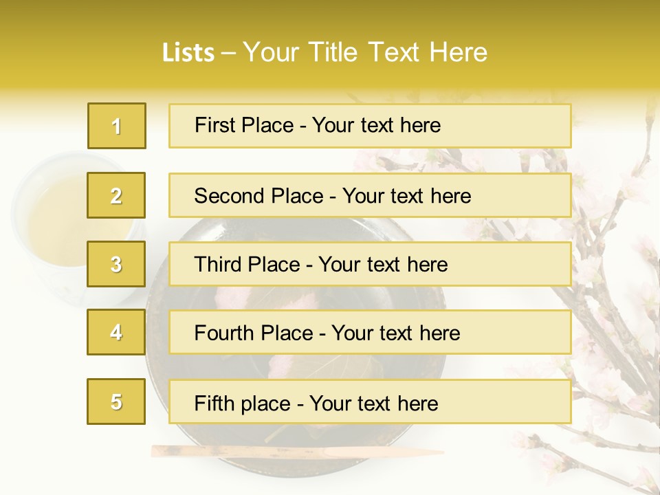 Sugary Meal Japan PowerPoint Template