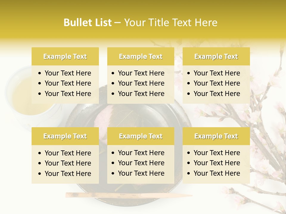 Sugary Meal Japan PowerPoint Template