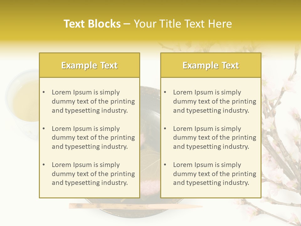 Sugary Meal Japan PowerPoint Template