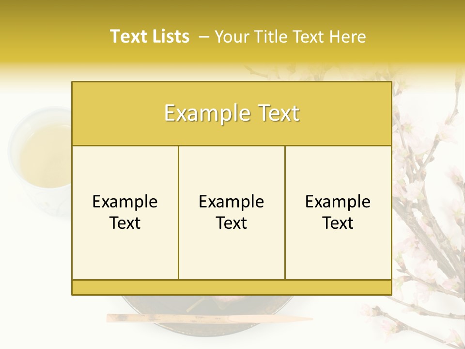 Sugary Meal Japan PowerPoint Template