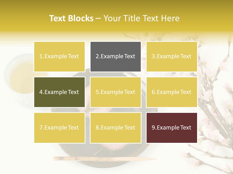 Sugary Meal Japan PowerPoint Template