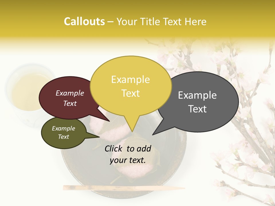 Sugary Meal Japan PowerPoint Template