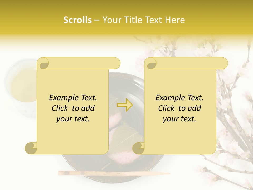 Sugary Meal Japan PowerPoint Template