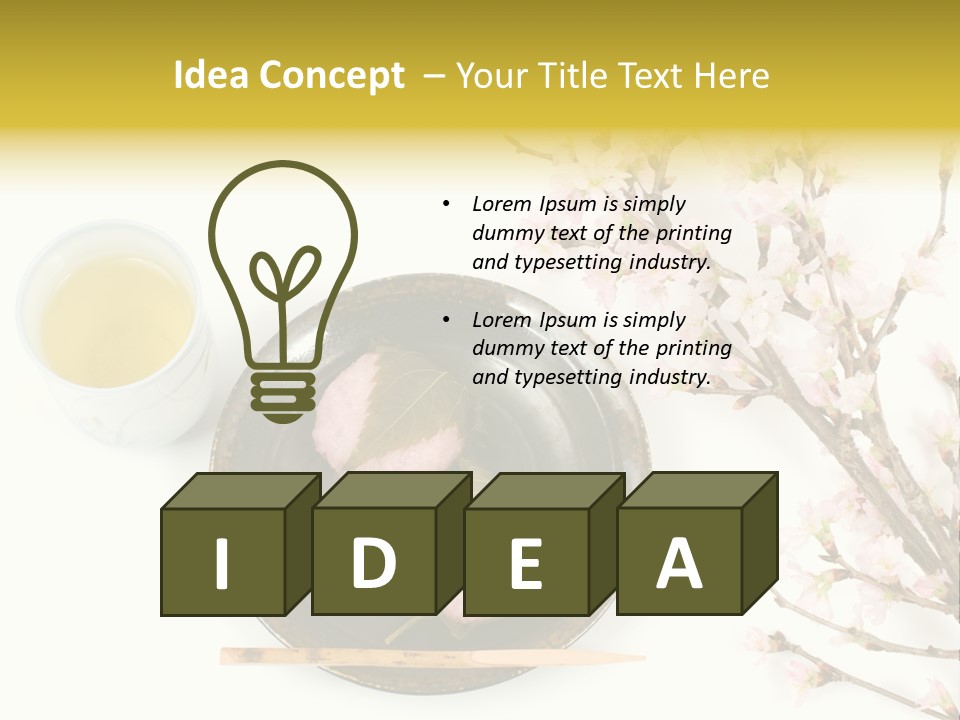 Sugary Meal Japan PowerPoint Template