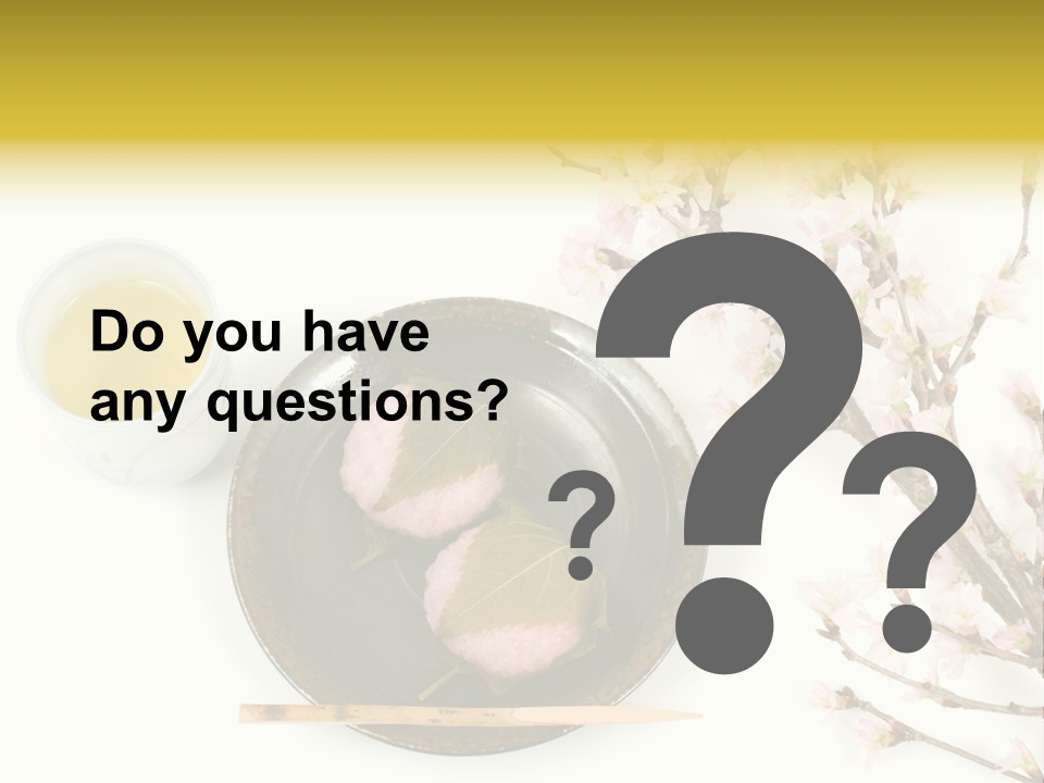 Sugary Meal Japan PowerPoint Template