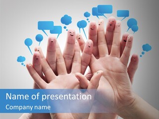 Friend United Creative PowerPoint Template