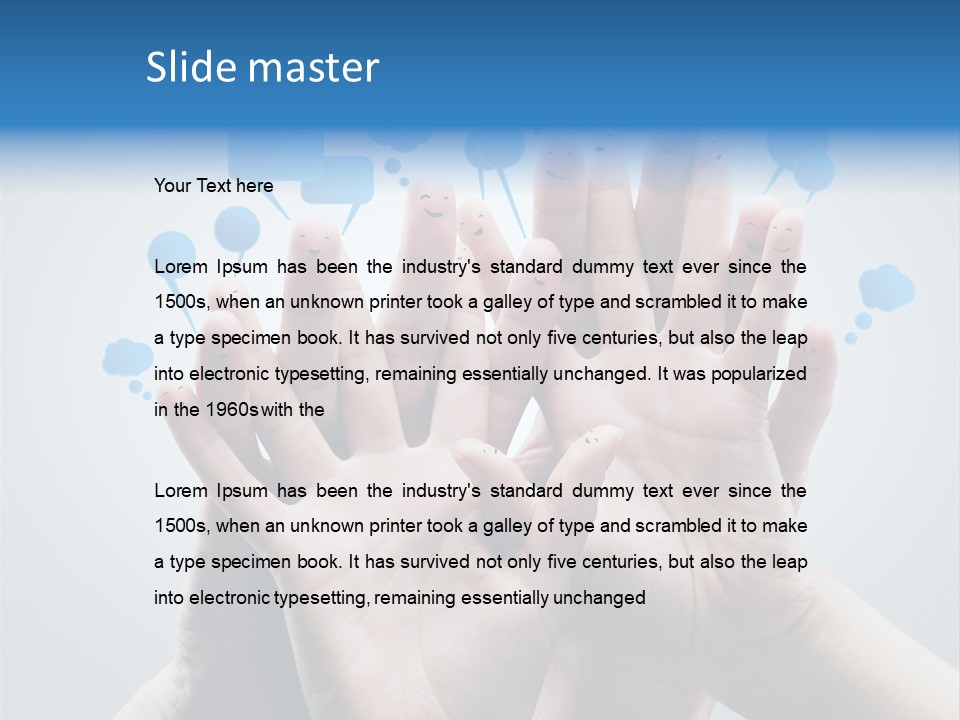 Friend United Creative PowerPoint Template