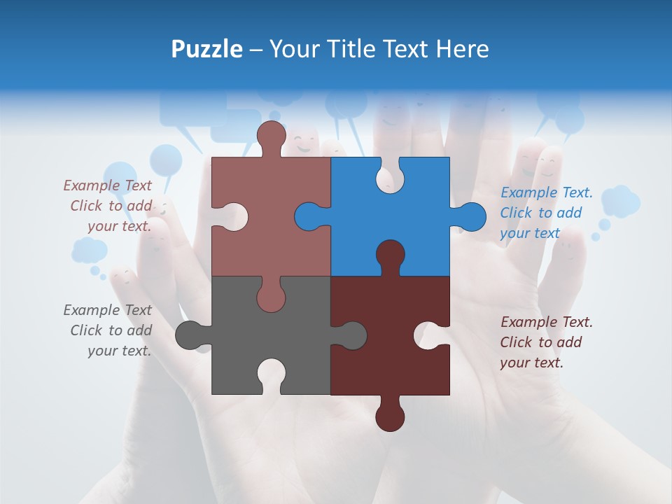 Friend United Creative PowerPoint Template