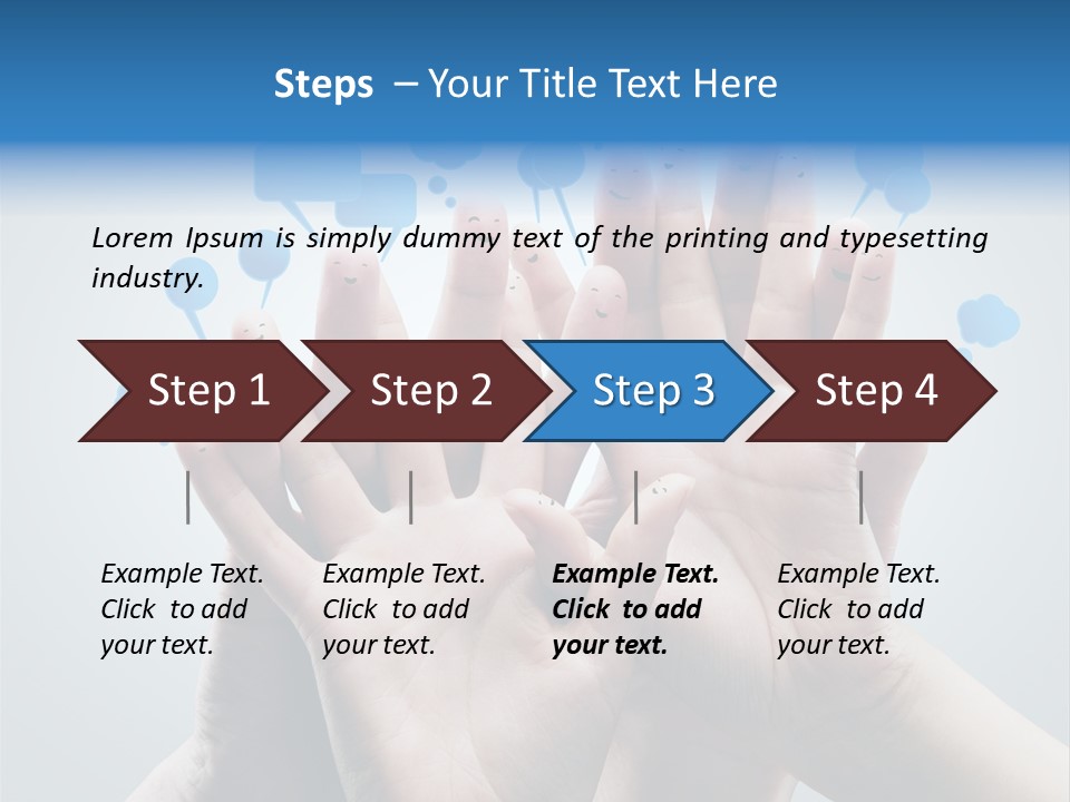 Friend United Creative PowerPoint Template