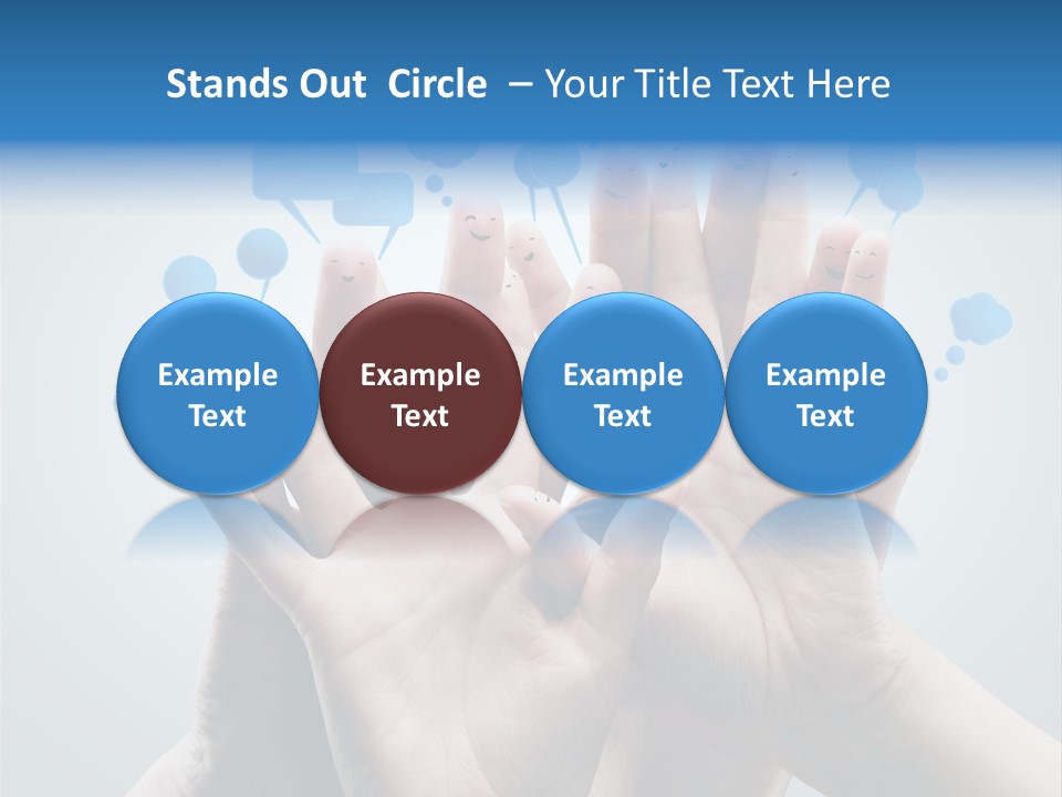 Friend United Creative PowerPoint Template