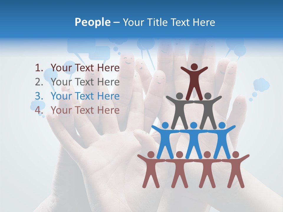 Friend United Creative PowerPoint Template