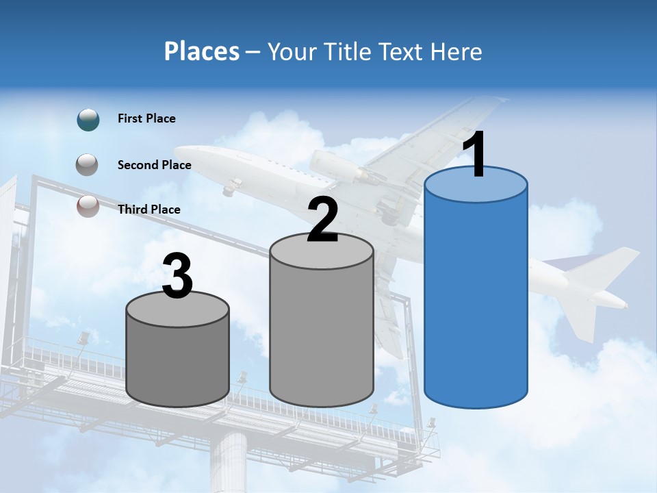 Yellow Blue Canvas PowerPoint Template