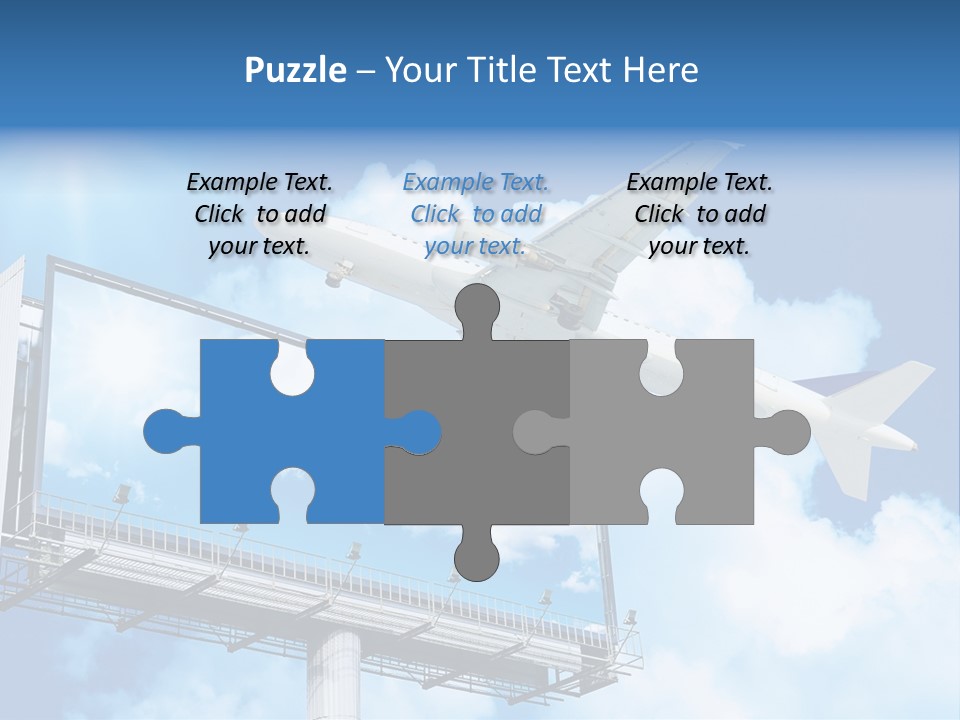 Yellow Blue Canvas PowerPoint Template