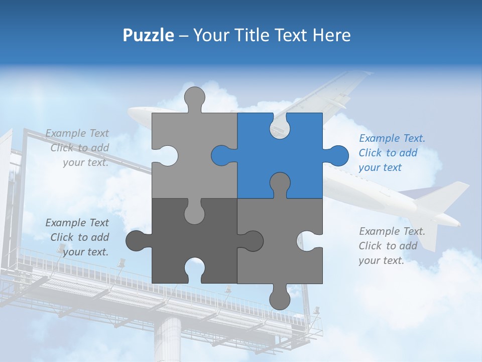 Yellow Blue Canvas PowerPoint Template