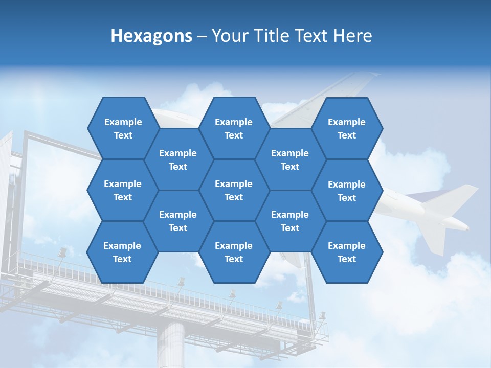 Yellow Blue Canvas PowerPoint Template