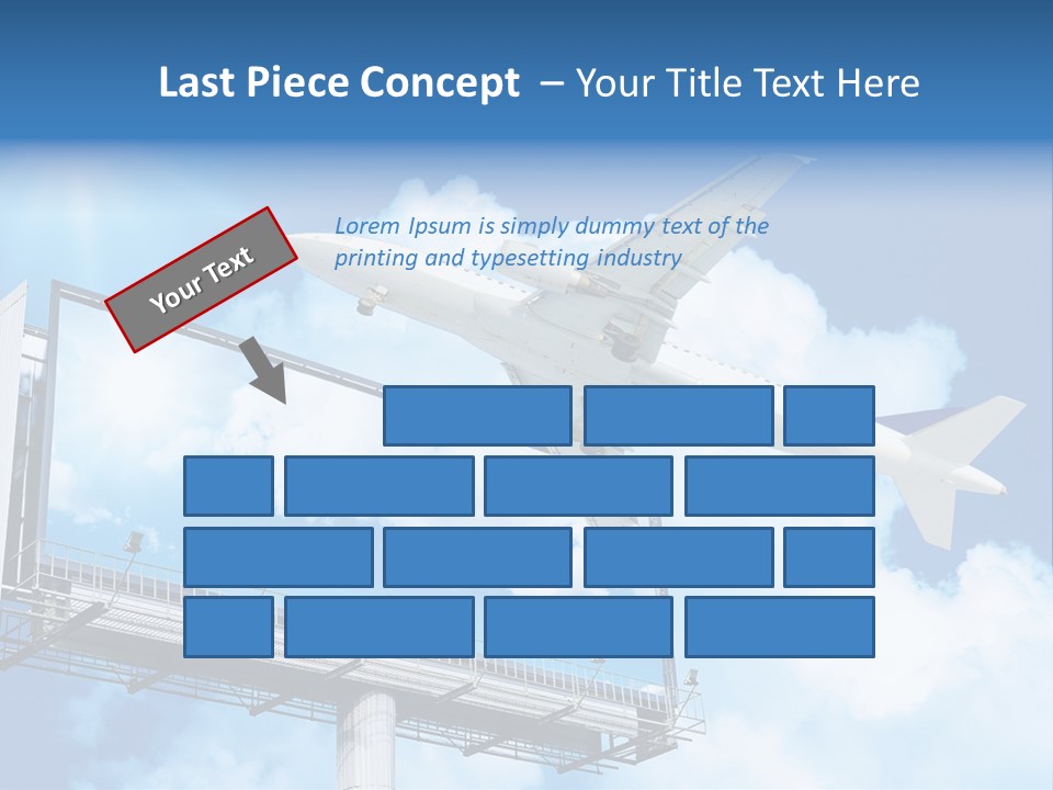 Yellow Blue Canvas PowerPoint Template