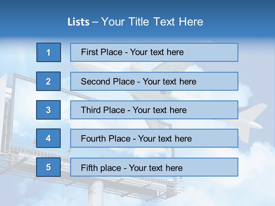 Yellow Blue Canvas PowerPoint Template
