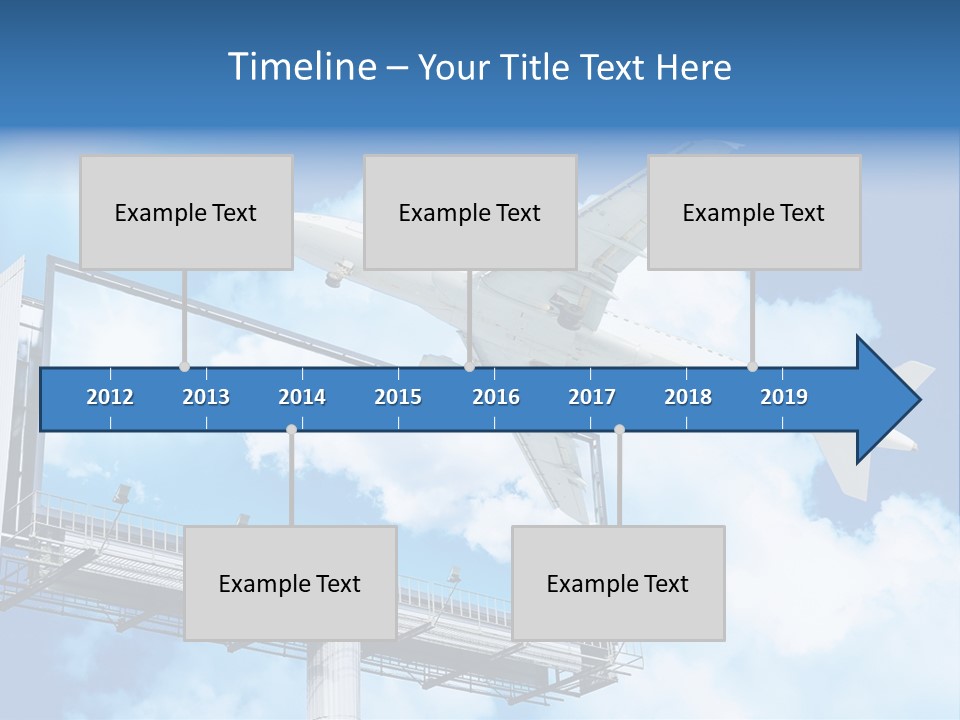 Yellow Blue Canvas PowerPoint Template
