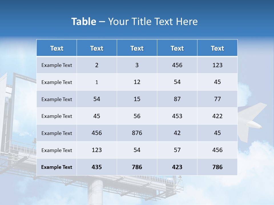 Yellow Blue Canvas PowerPoint Template