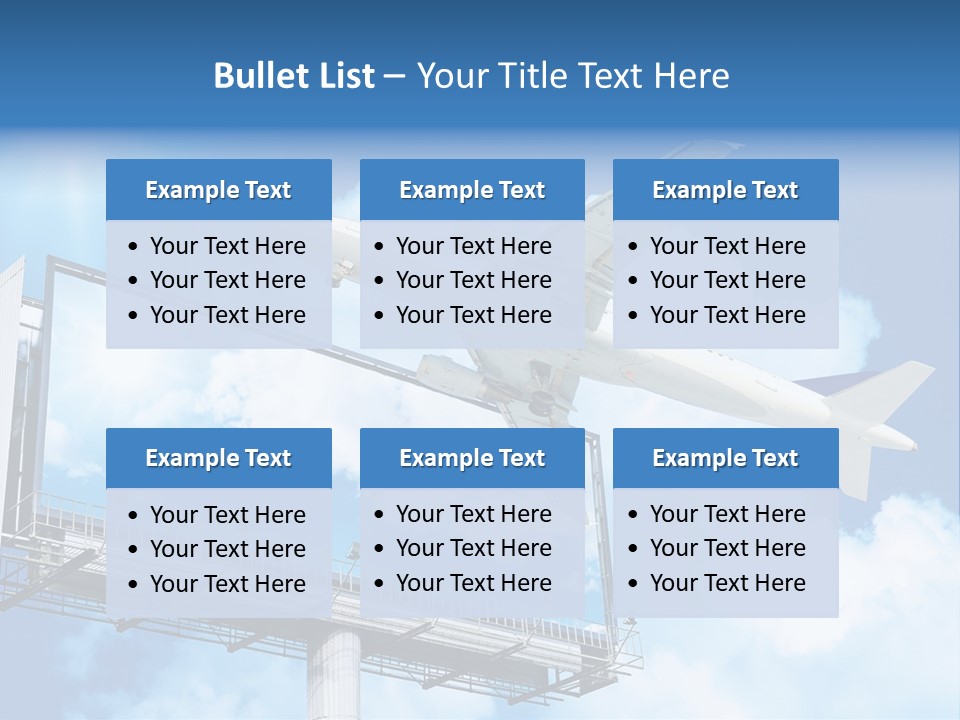 Yellow Blue Canvas PowerPoint Template