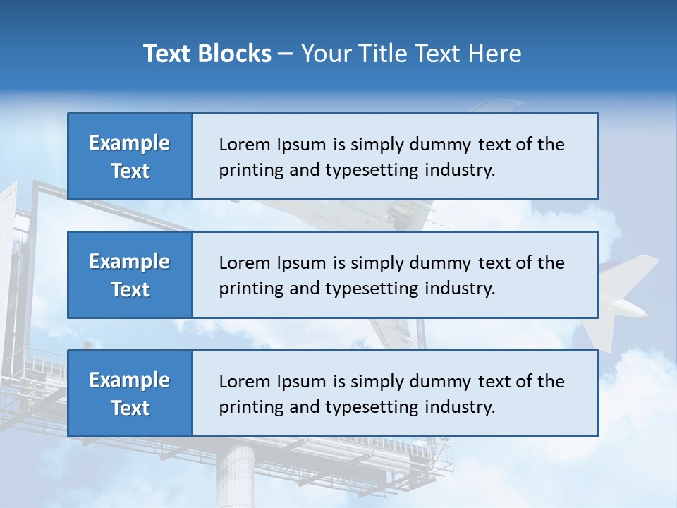 Yellow Blue Canvas PowerPoint Template