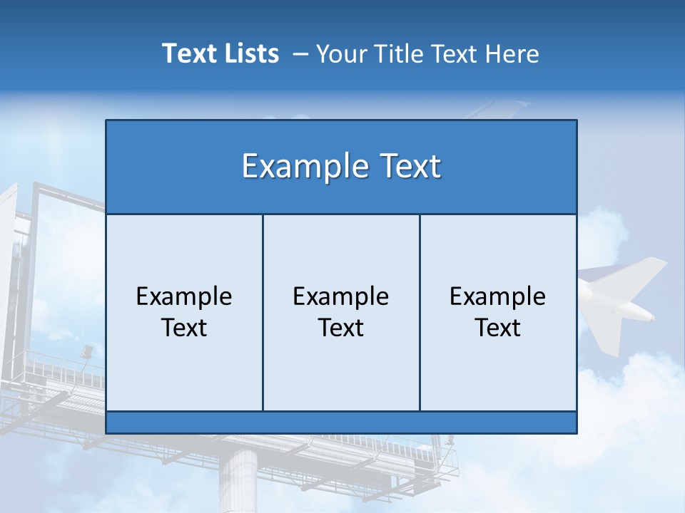 Yellow Blue Canvas PowerPoint Template