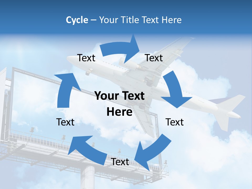 Yellow Blue Canvas PowerPoint Template