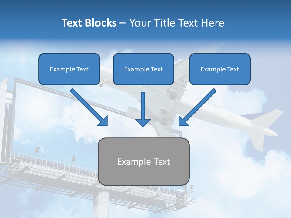 Yellow Blue Canvas PowerPoint Template