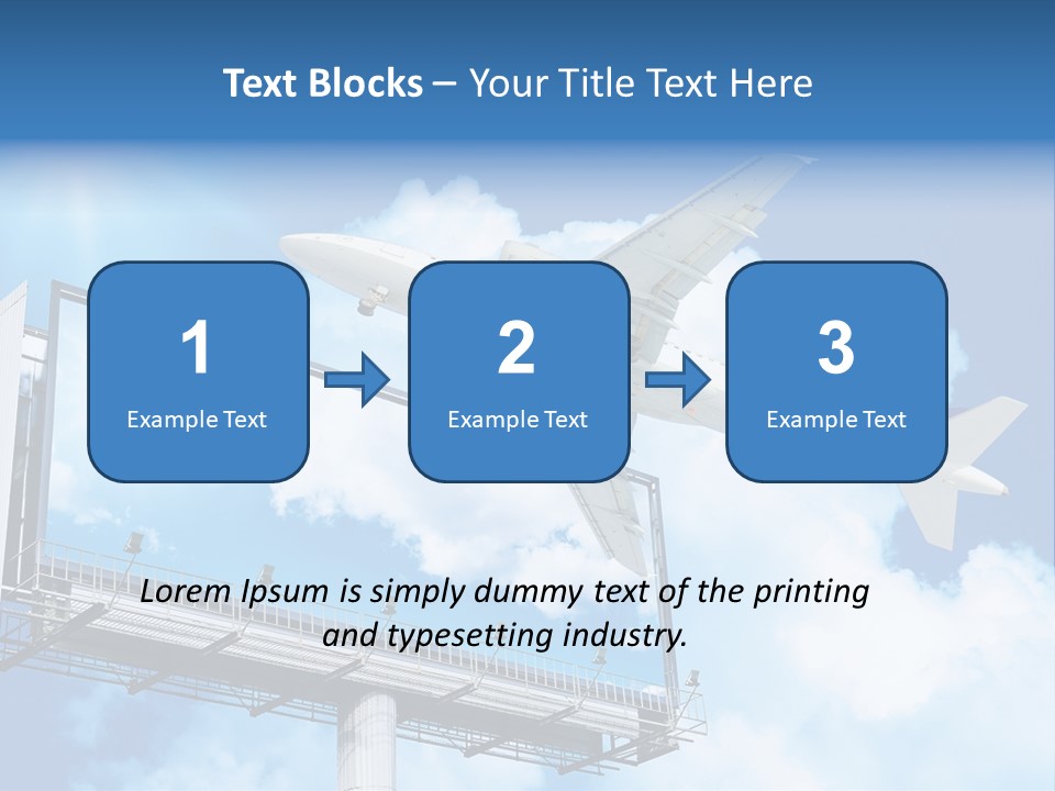 Yellow Blue Canvas PowerPoint Template