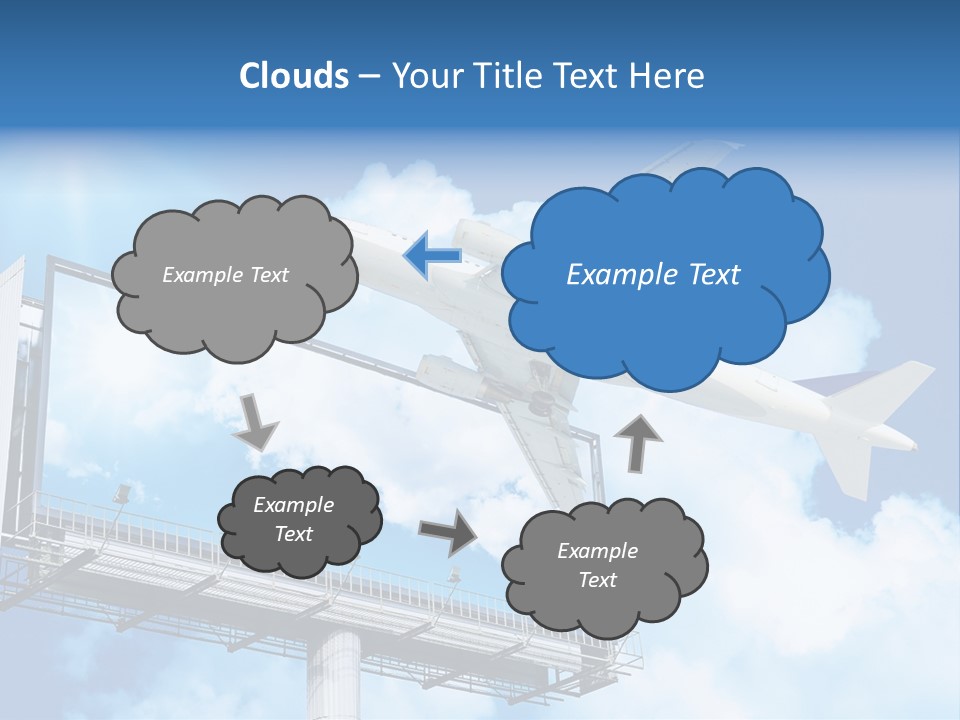 Yellow Blue Canvas PowerPoint Template