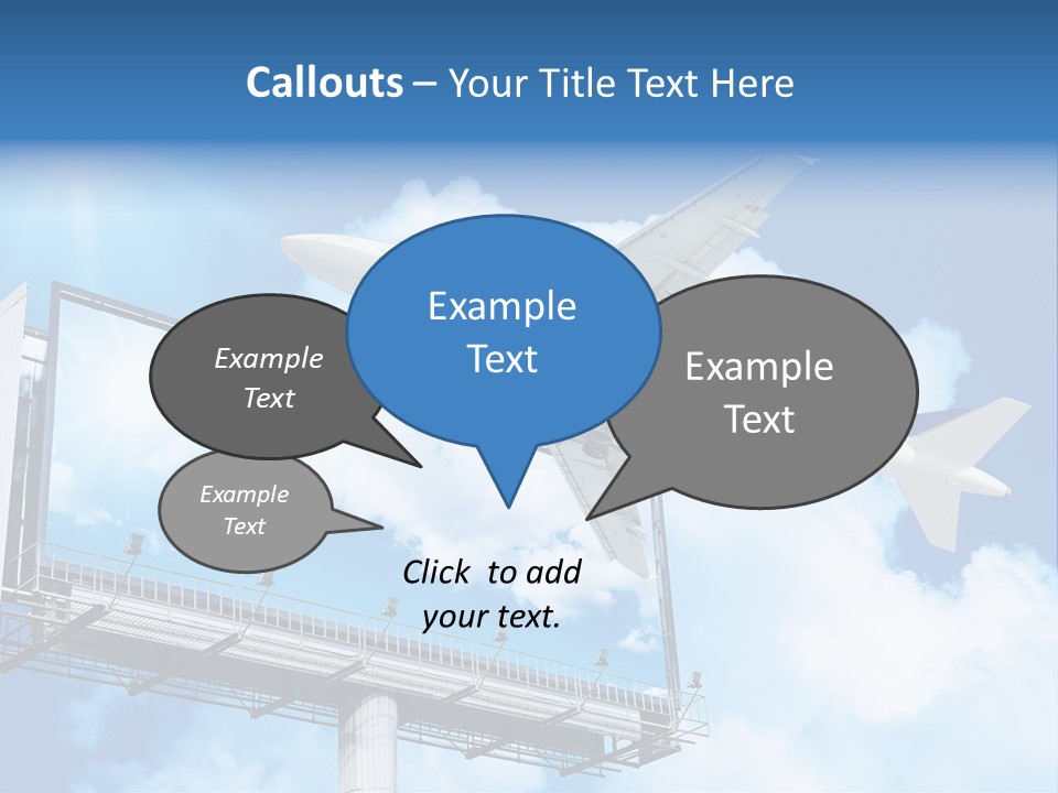 Yellow Blue Canvas PowerPoint Template