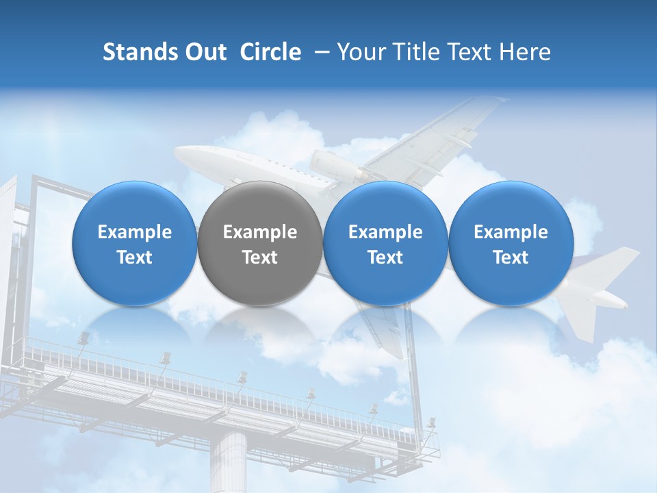 Yellow Blue Canvas PowerPoint Template