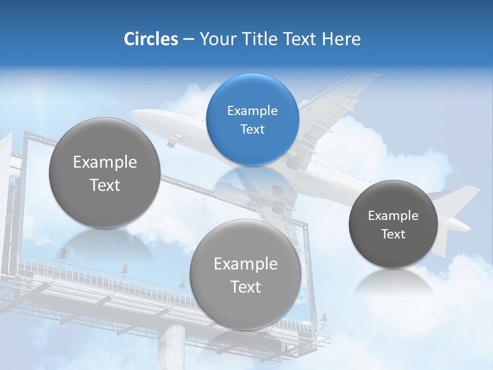 Yellow Blue Canvas PowerPoint Template