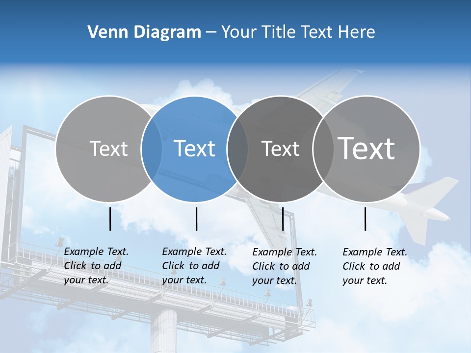 Yellow Blue Canvas PowerPoint Template