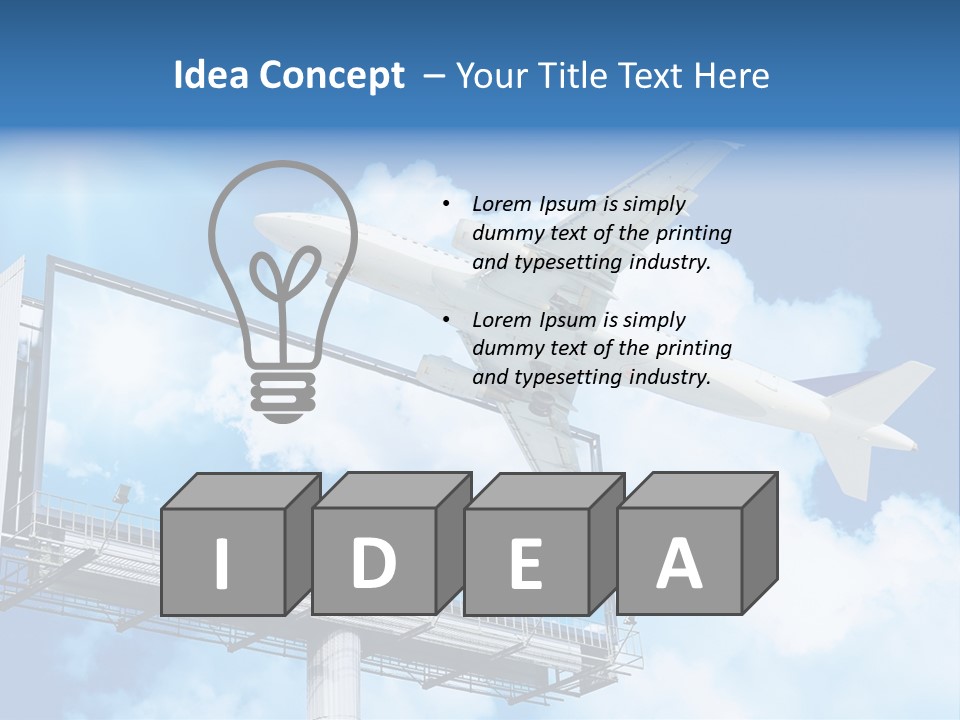 Yellow Blue Canvas PowerPoint Template