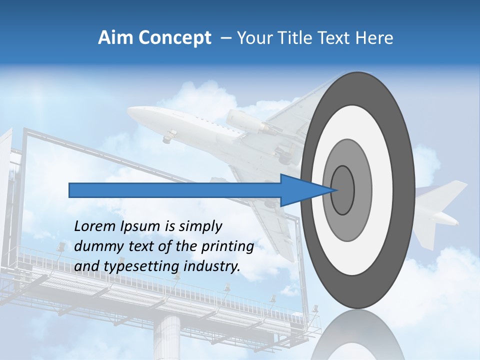 Yellow Blue Canvas PowerPoint Template