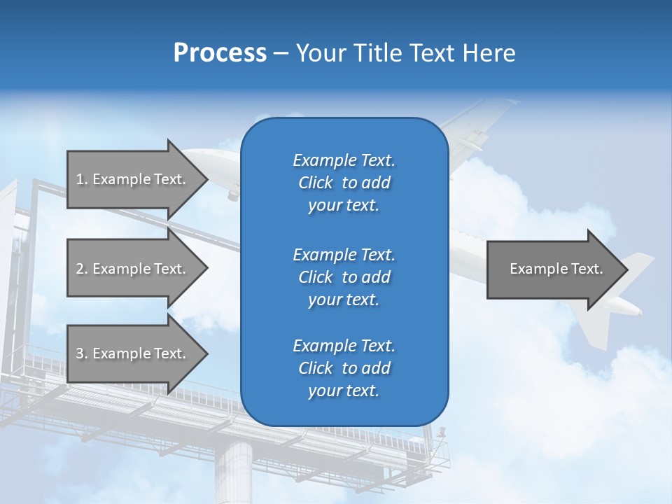 Yellow Blue Canvas PowerPoint Template