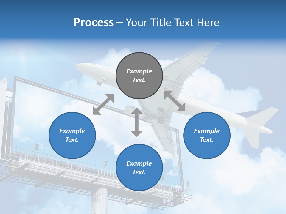 Yellow Blue Canvas PowerPoint Template