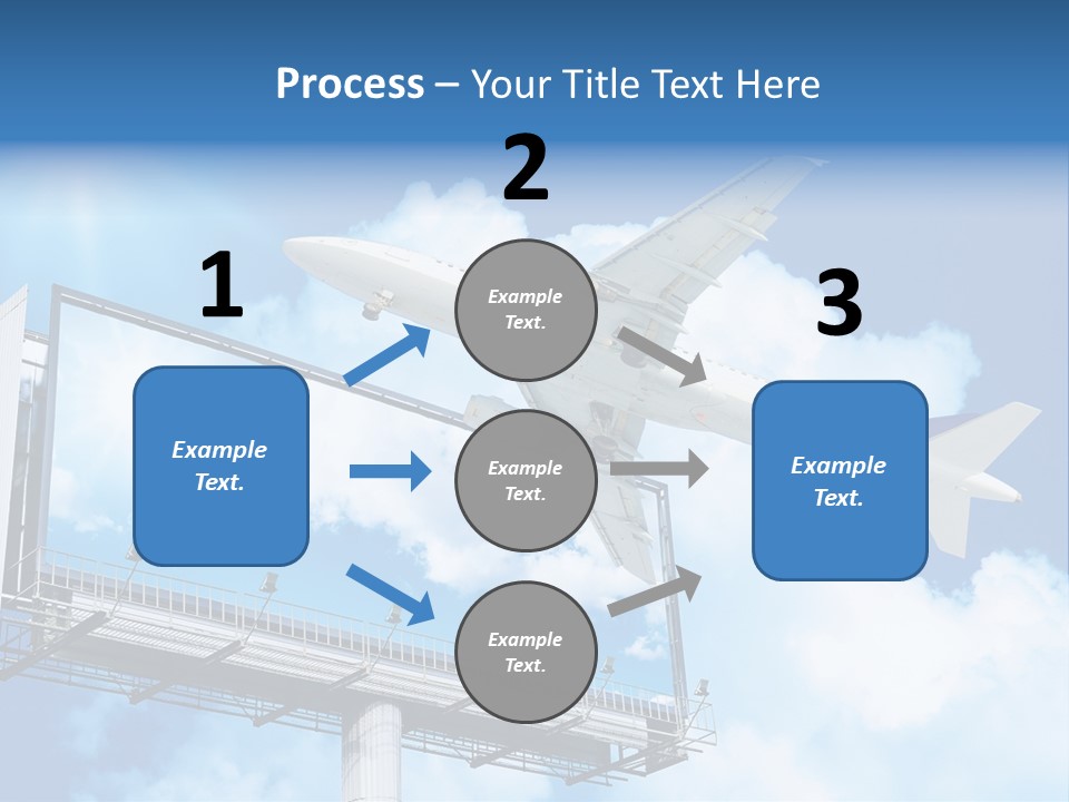 Yellow Blue Canvas PowerPoint Template