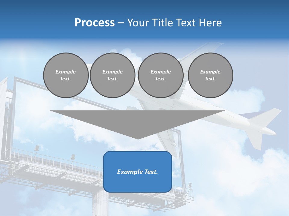 Yellow Blue Canvas PowerPoint Template