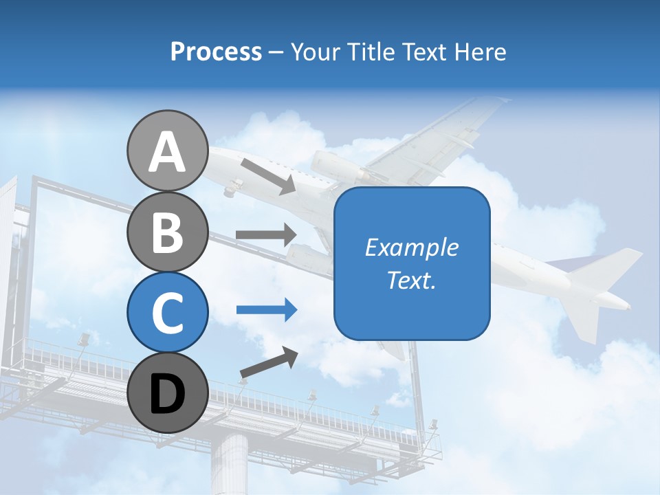 Yellow Blue Canvas PowerPoint Template