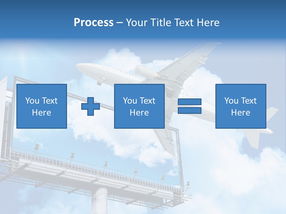 Yellow Blue Canvas PowerPoint Template
